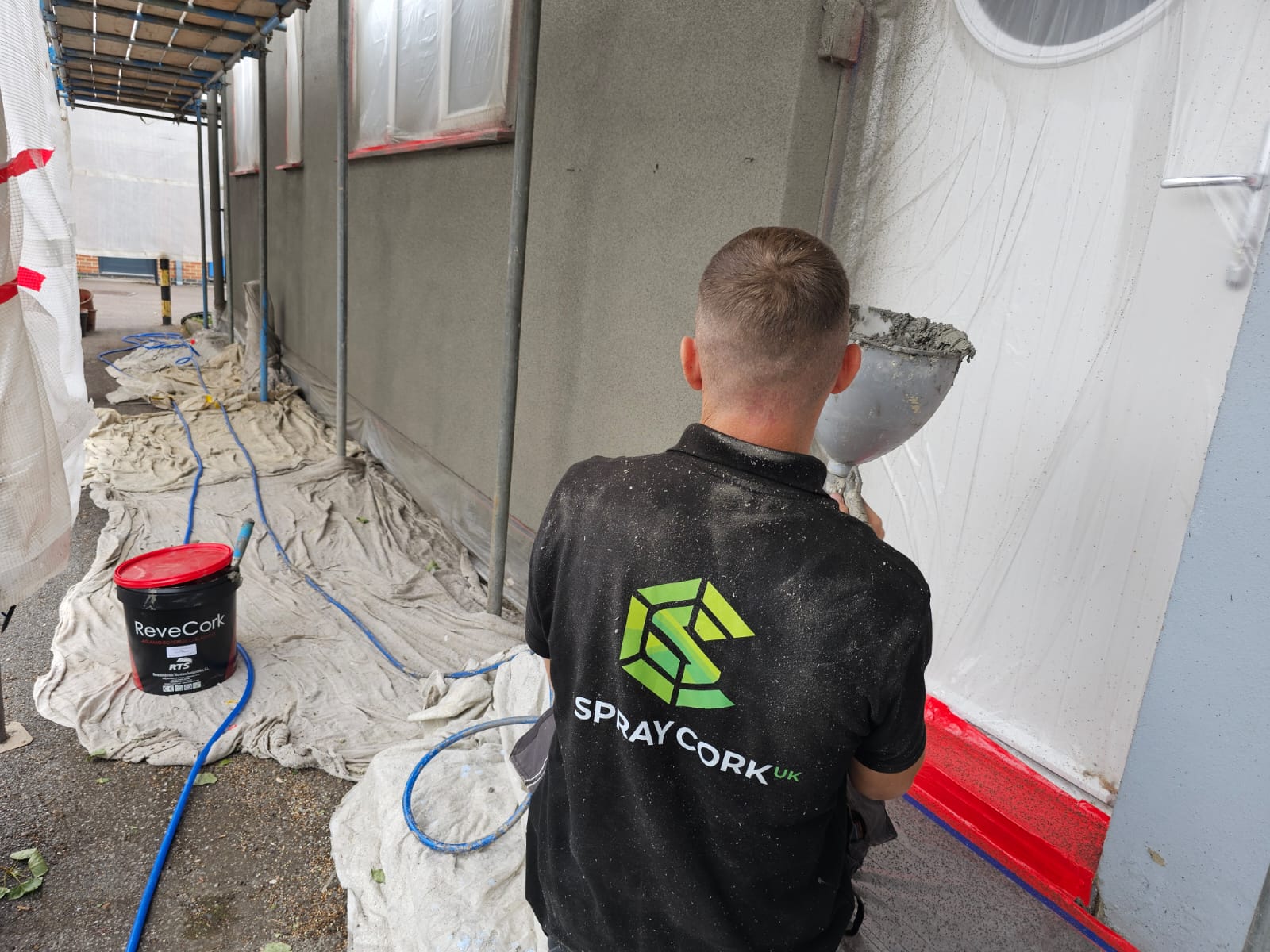 spray cork vs exterior paint what’s the difference?